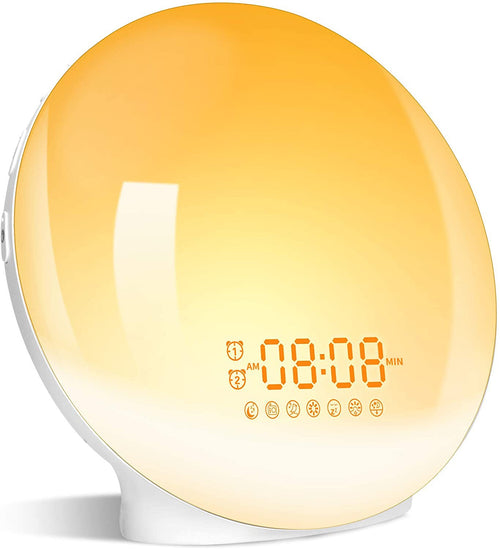 Despertador Solar con Simulación de Amanecer | Luz Nocturna + Radio FM