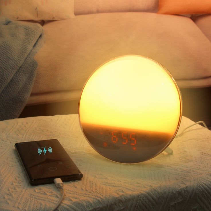 Despertador Solar con Simulación de Amanecer | Luz Nocturna + Radio FM
